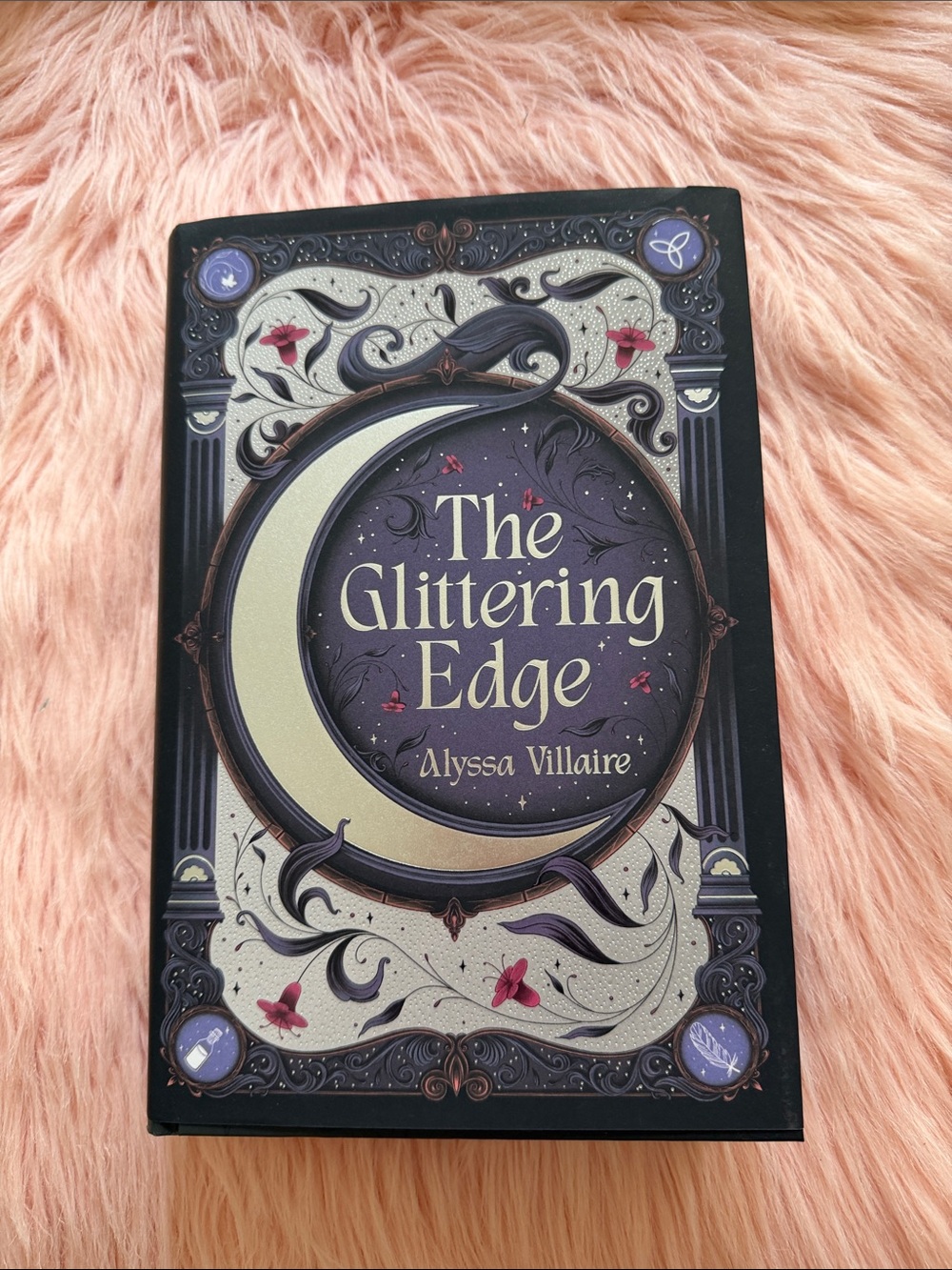 The Glittering Edge by — Decorative Black & Gold Hardcover